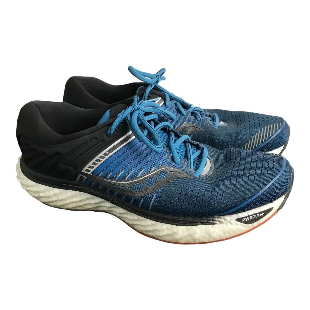 Saucony Running Shoes Mens 8 Blue Triumph 17 S20546-35 PWRRUN+ FORMFIT Sneakers‎